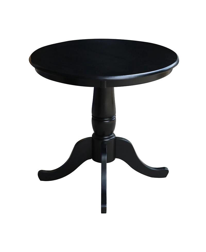 International Concepts 30" Round Top Pedestal Table- 28.9"H