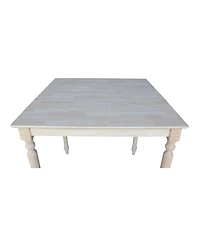 International Concepts Solid Wood Top Table