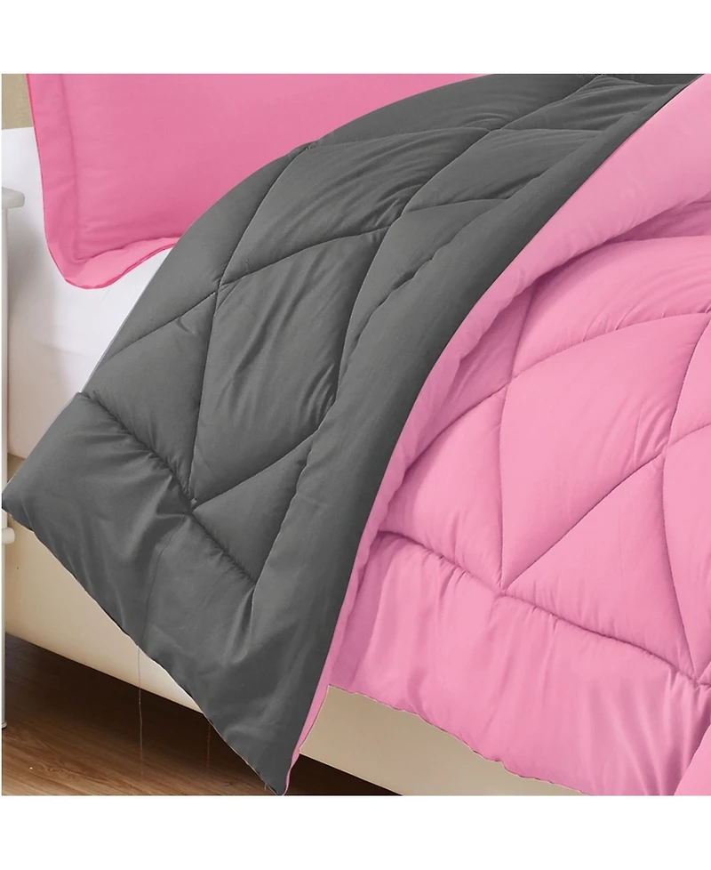 Elegant Comfort Reversible Down Alternative 3 Pc. Comforter Sets, King/California King