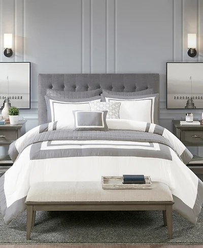 Madison Park Heritage 8-Pc. Comforter & Coverlet Set, King/California King