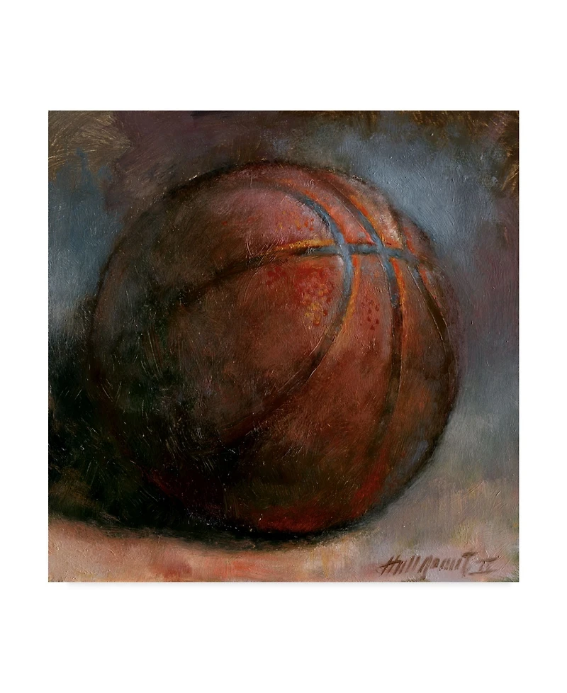 Hall Groat Ii 'Basketball' Canvas Art - 18" x 18"