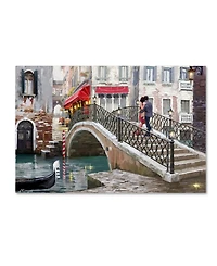 The Macneil Studio 'Venice Bridge' Canvas Art - 22" x 32"