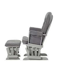 Forever Eclectic Cozy Glider and Ottoman