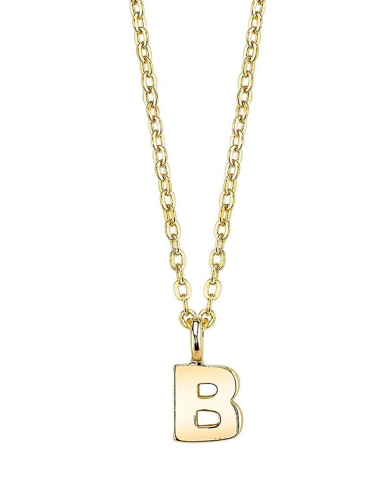 2028 Gold-Tone Initial Necklace 20"