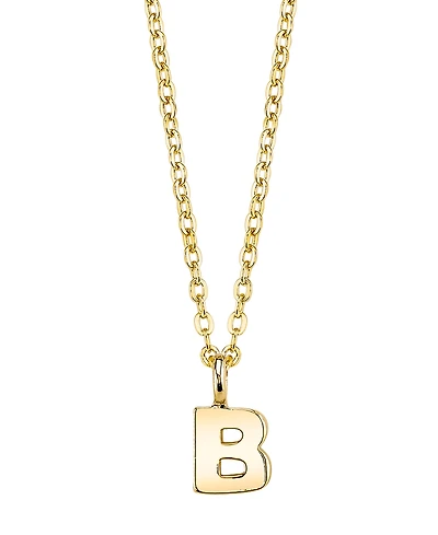 2028 Gold-Tone Initial Necklace 20"