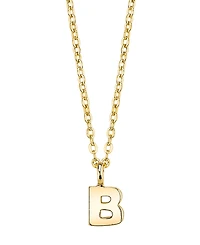2028 Gold-Tone Initial Necklace 20"