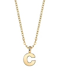 2028 Gold-Tone Initial Necklace 20"