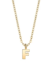 2028 Gold-Tone Initial Necklace 20"