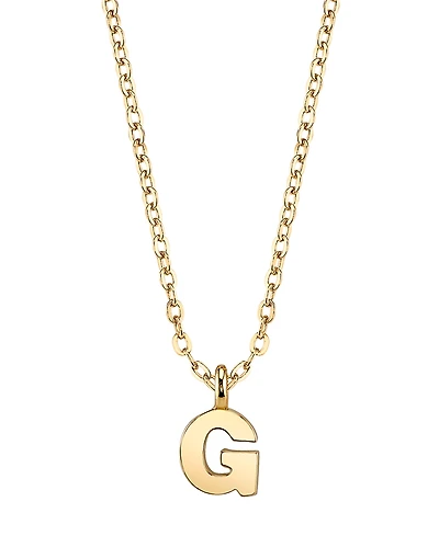 2028 Gold-Tone Initial Necklace 20"