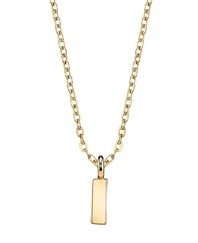 2028 Gold-Tone Initial Necklace 20"