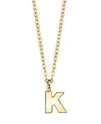2028 Gold-Tone Initial Necklace 20"