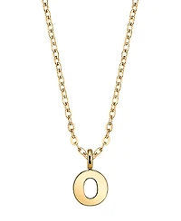 2028 Gold-Tone Initial Necklace 20"