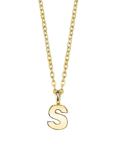 2028 Gold-Tone Initial Necklace 20"