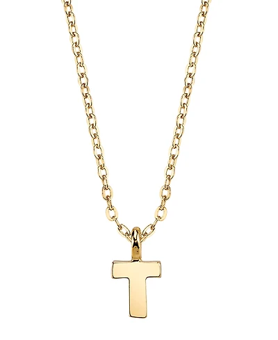 2028 Gold-Tone Initial Necklace 20"