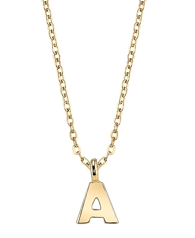 2028 Gold-Tone Initial Necklace 20"