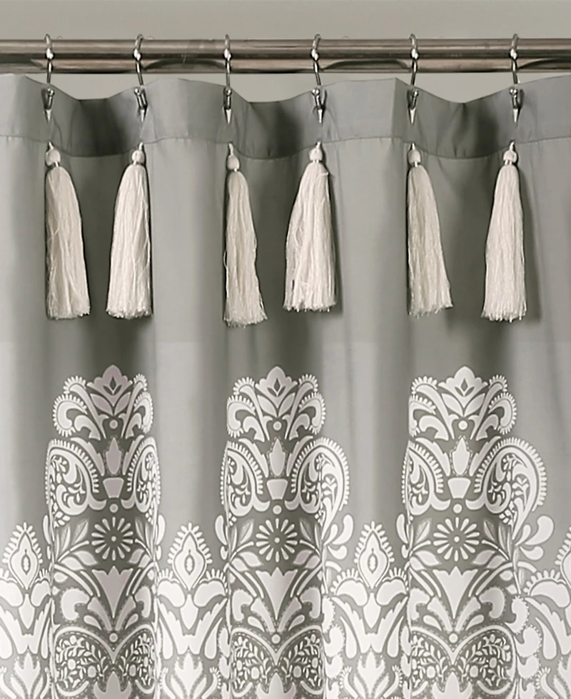 Lush Decor Boho Medallion Shower Curtain, 72" x 72"