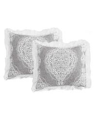 Lush Decor Lucianna Ruffle Edge Cotton 3-Pc. Bedspread Set, King