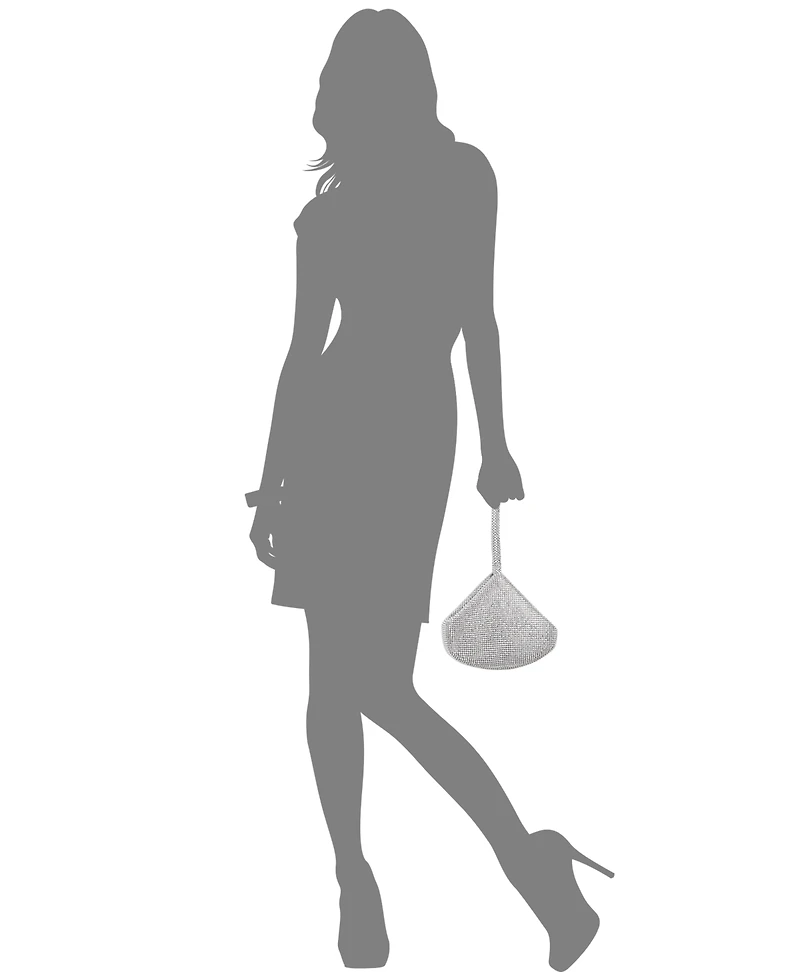 I.n.c. International Concepts Doris Sparkle Mesh Pouch, Exclusively at Macy's