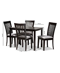 Minette 5pc Dining Set