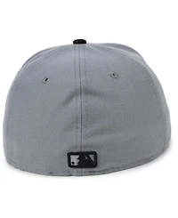 New Era Los Angeles Dodgers Basic Gray Black 59FIFTY Fitted Cap