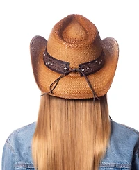 Epoch Hats Company Cowboy Hat with Trim Band and Studs