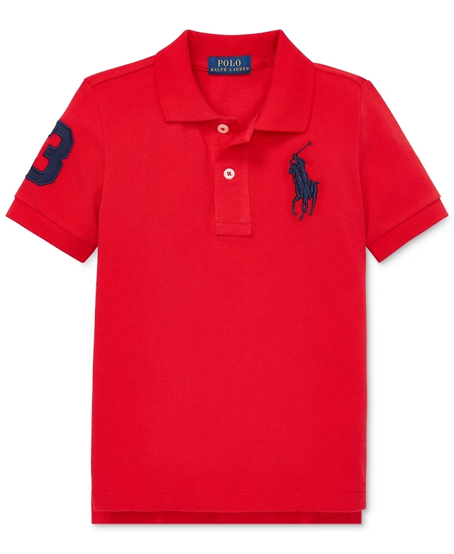 Shop Polo Ralph Lauren Toddler and Little Boys Big Pony Cotton