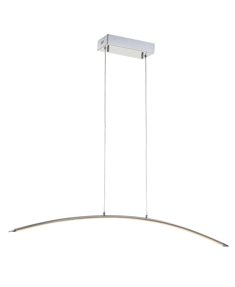 Jonathan Y Roxanna 41.5" Dimmable Adjustable Integrated Led Metal Linear Pendant