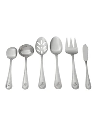 Riverridge Beaded 46 Piece Monogrammed Flatware Set - G, Service for 8