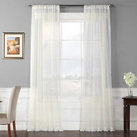 Half Price Drapes Sheer Curtain Pair 2 Panels