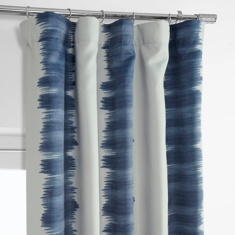 Half Price Drapes Flambe Striped Room Darkening Curtain