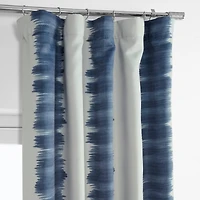 Half Price Drapes Flambe Striped Room Darkening Curtain