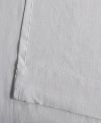 Half Price Drapes Aspen White Grommet Textured Faux Linen Sheer Curtain