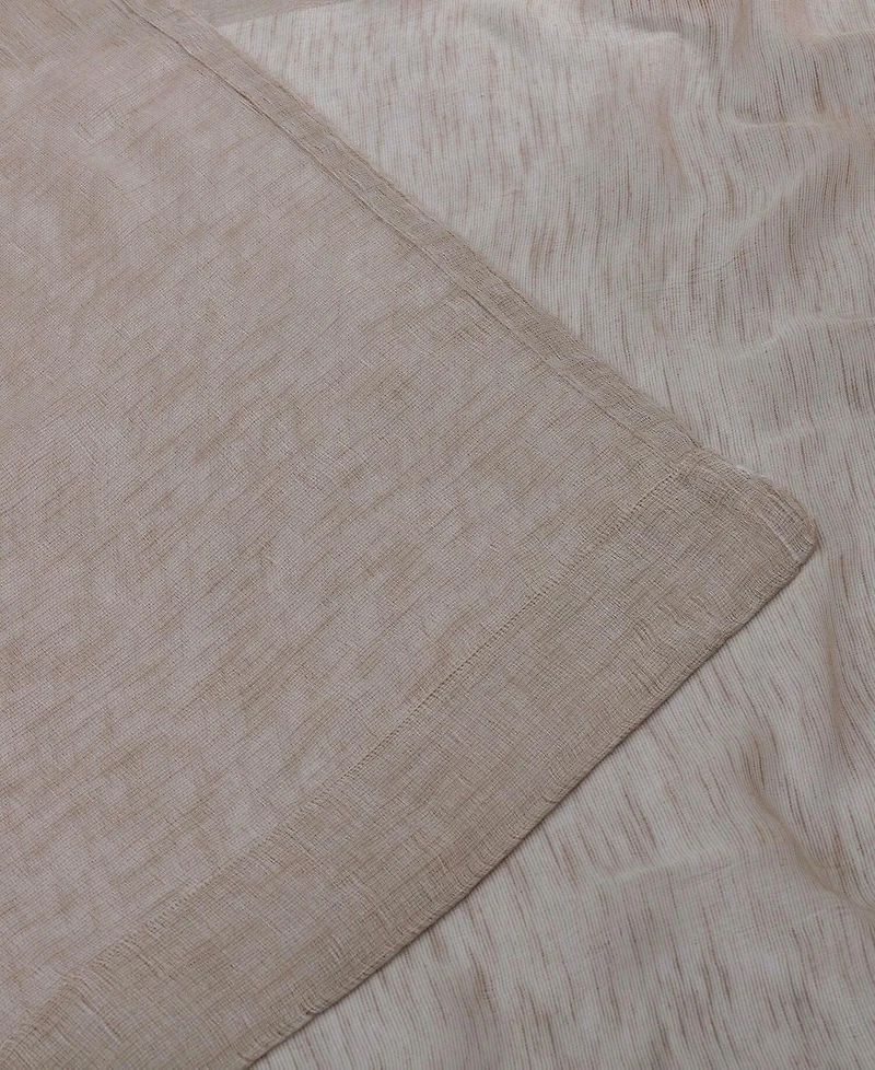 Half Price Drapes Open Weave Linen Blend Sheer Curtain