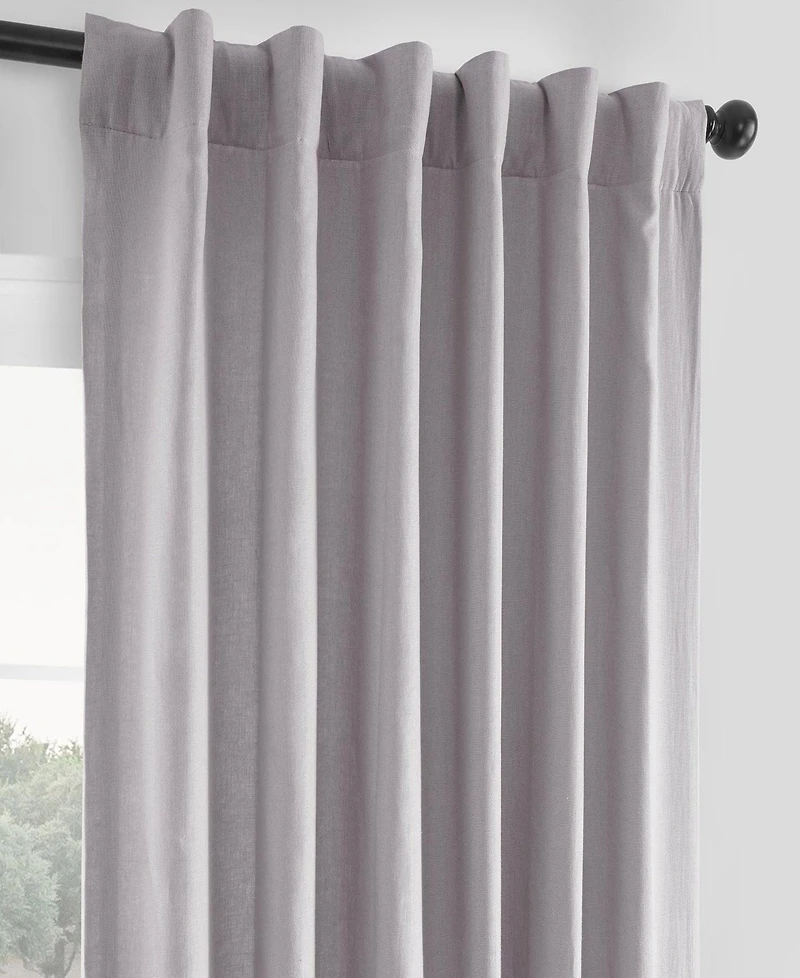 Half Price Drapes French Linen Room Darkening Curtain