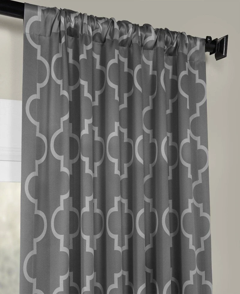 Half Price Drapes Seville Geometric Room Darkening Curtain