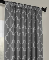 Half Price Drapes Seville Geometric Room Darkening Curtain