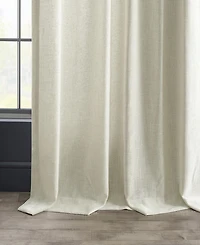 Half Price Drapes Barley Heavy Faux Linen Curtain