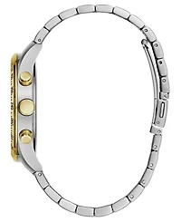 Caravelle Designed by Bulova Men's Chronograph Two-Tone Stainless Steel Bracelet Watch 44mm