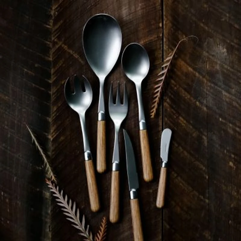 Vietri Albero Wood Flatware Collection