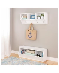 Prepac Monterey Stackable 3-Bin Storage Cubbie
