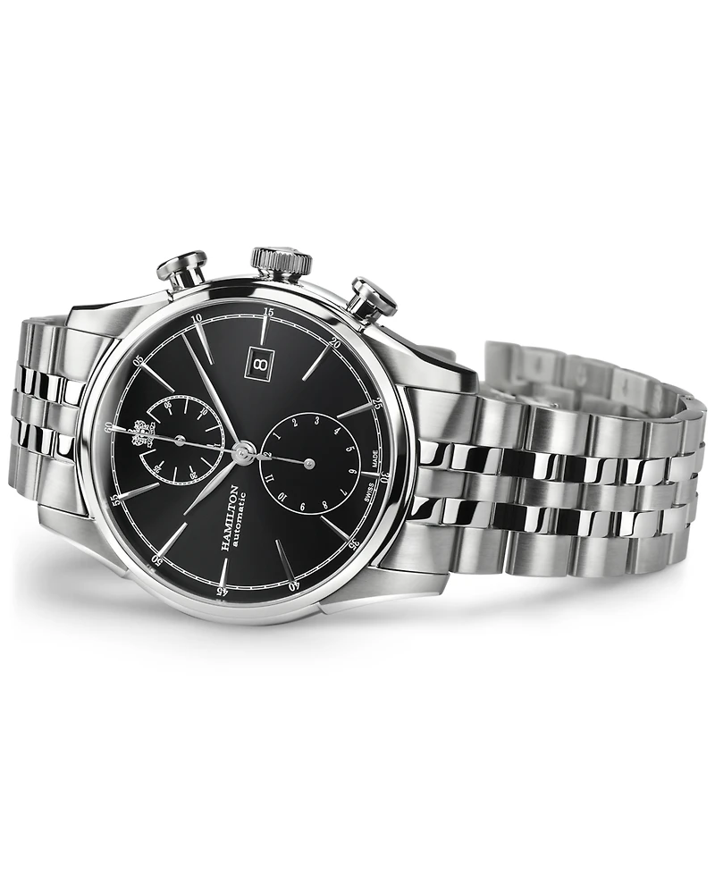 Hamilton Men's Swiss Automatic Spirit Of Liberty Stainless Steel Bracelet Watch 42mm