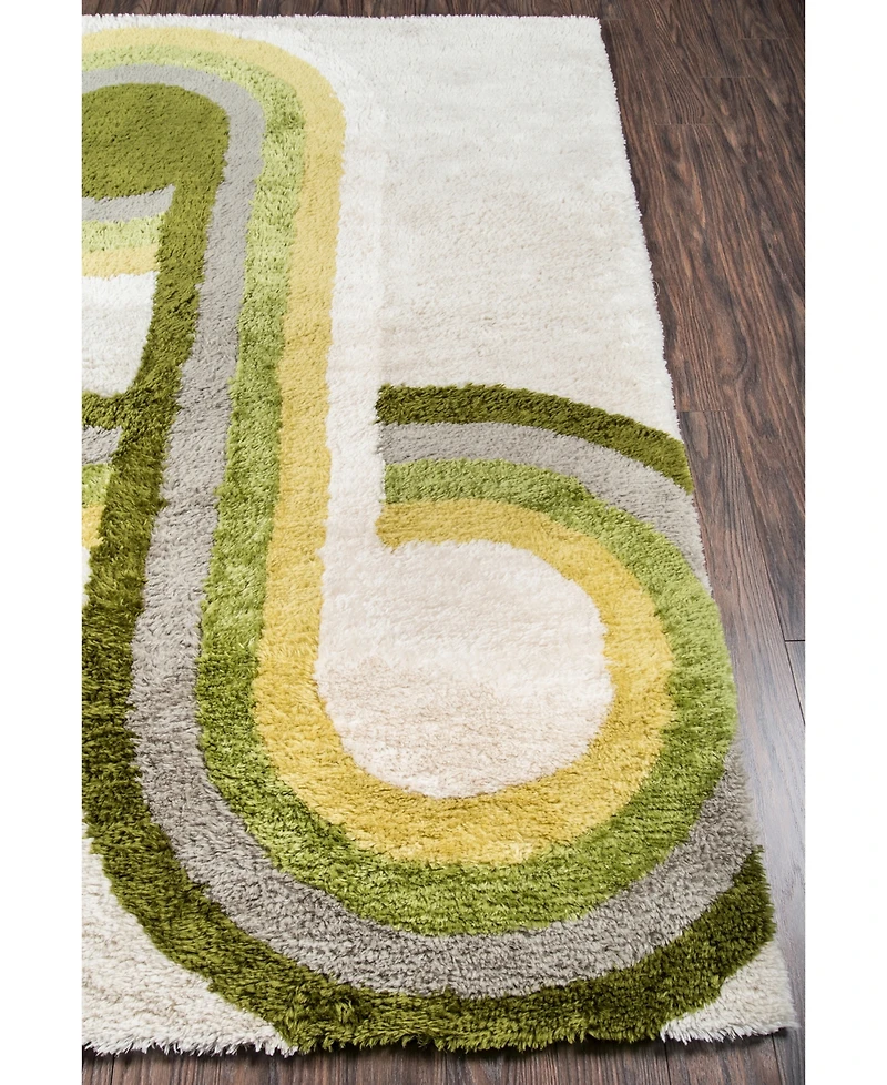Novogratz Retro Ret-3 Green 2' x 3' Area Rug