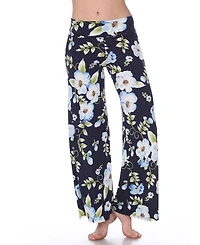 White Mark Floral Print Palazzo Pants