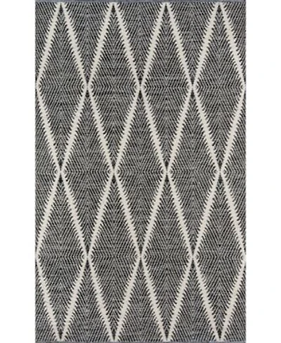River Riv 1 Machine Washable Beacon Black Area Rug Collection