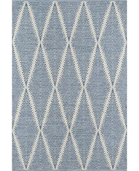 Erin Gates River Riv-1 Machine-Washable Beacon Denim 5' x 7'6" Area Rug