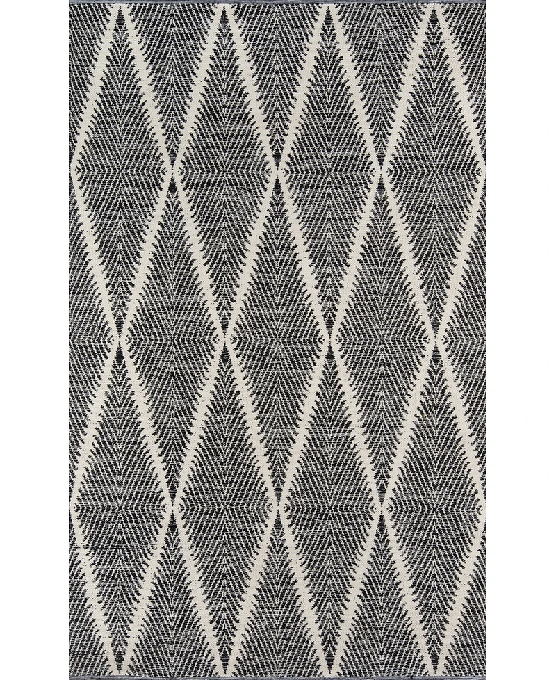 Erin Gates River Riv-1 Machine-Washable Beacon Denim 5' x 7'6" Area Rug
