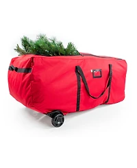 Santa's Bag Ez Roller 9' Artificial Christmas Tree Storage Bag with Wheels