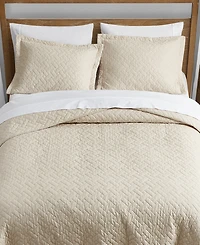 Tommy Bahama Home Solid Reversible 3-Piece Quilt Set, Full/Queen