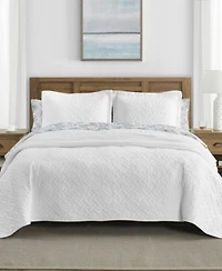 Tommy Bahama Home Solid Reversible Quilt Sets