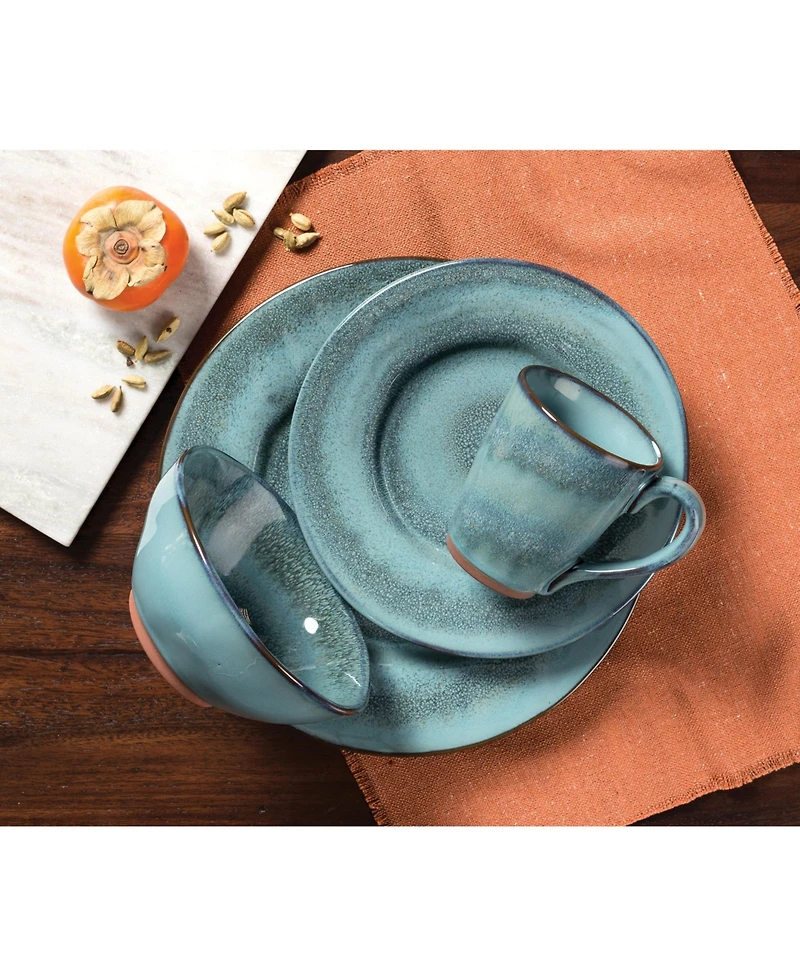 Sango Toren Denim 16 Piece Dinnerware Set